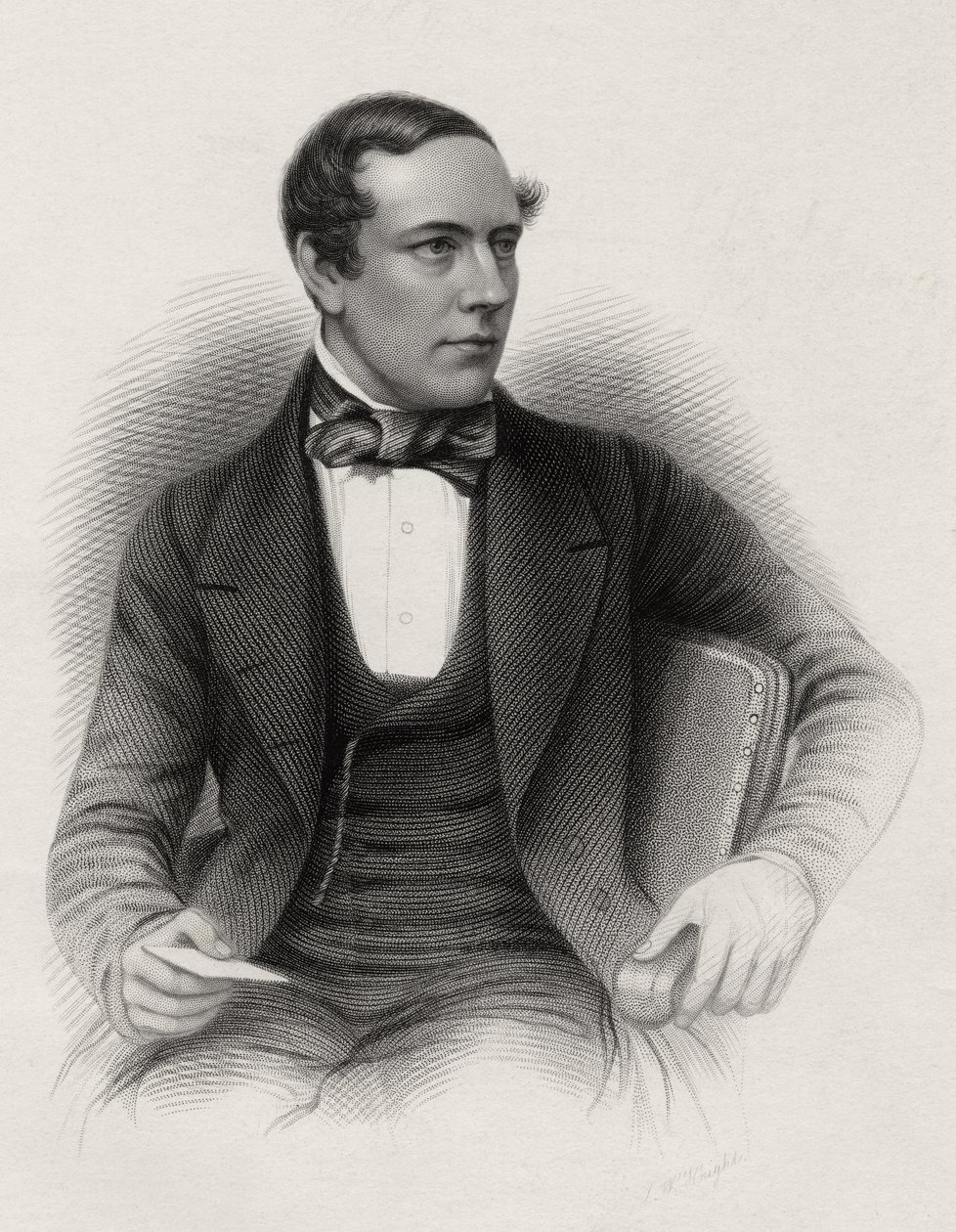 Generał John Nicholson, z ryciny J.W. Rycerz generał John Nicholson (1821-57) żołnierz i administrator w Kompanii Wschodnioindyjskiej; autorstwa William Edward Kilburn