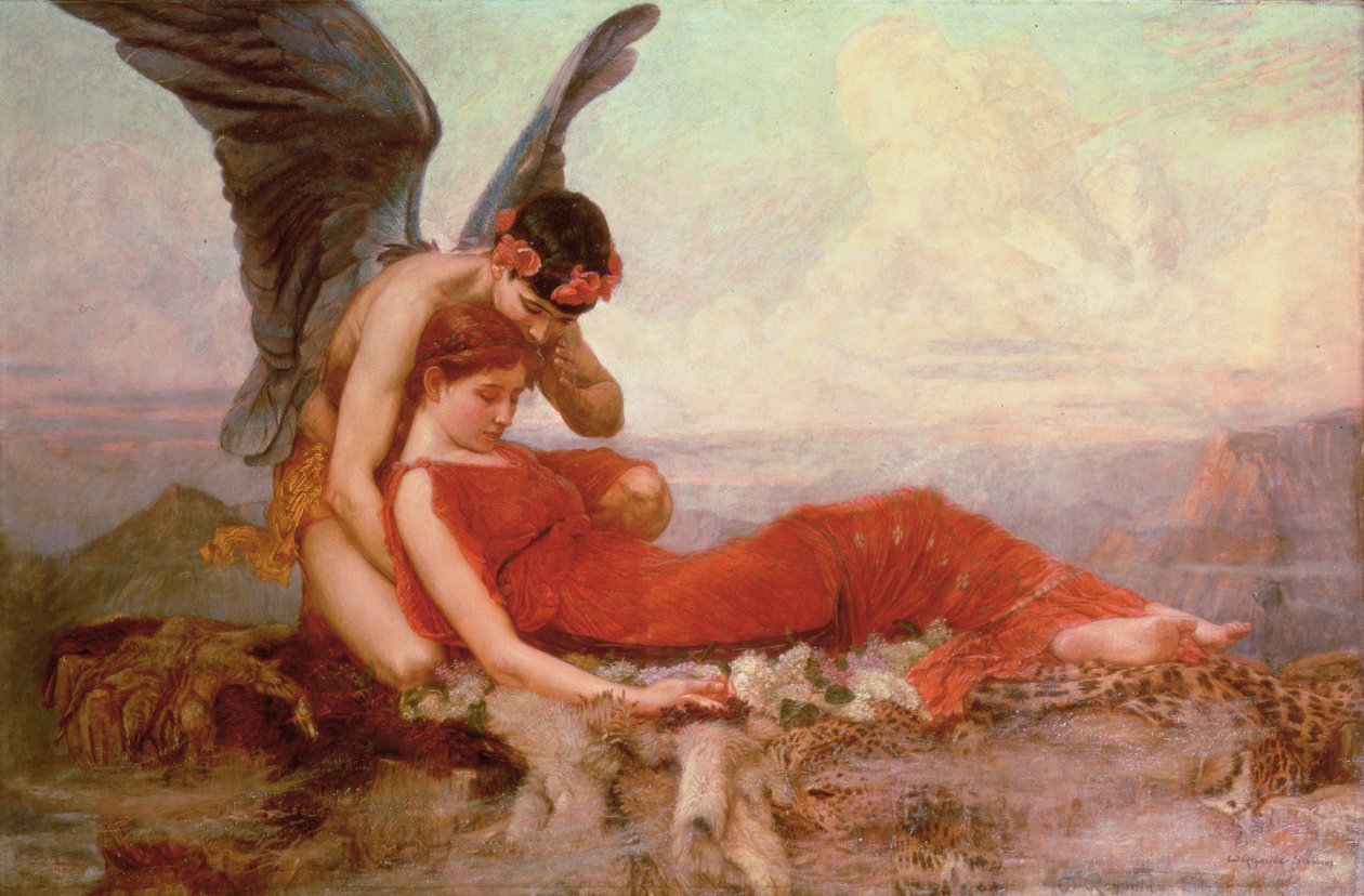 W ramionach Morfeusza autorstwa William Ernest Reynolds-Stephens