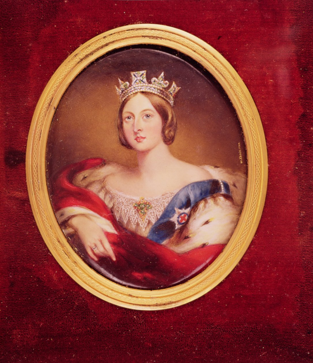 Portret królowej Wiktorii, 1858 autorstwa William Essex