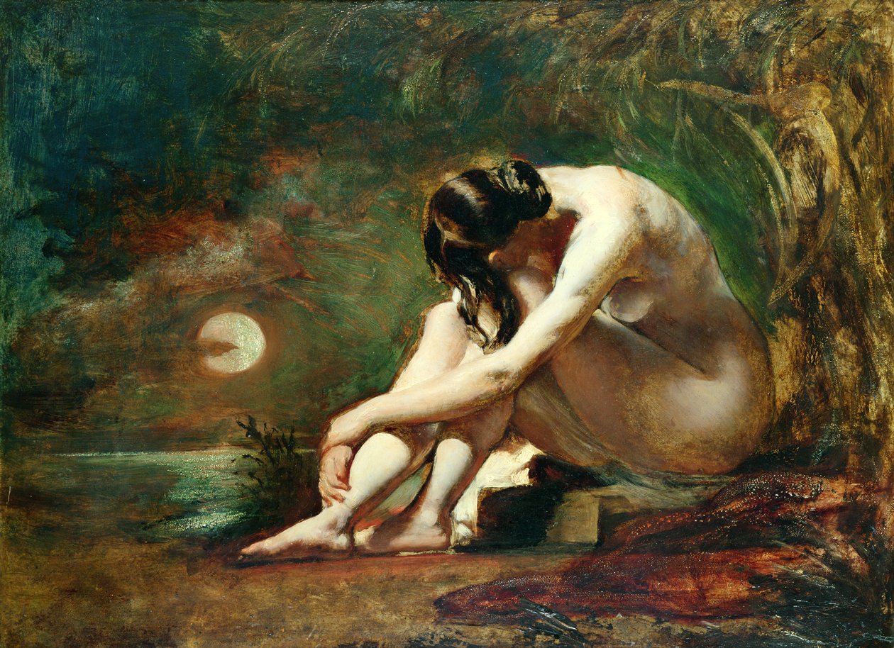 Moonlit Nude (olej) autorstwa William Etty