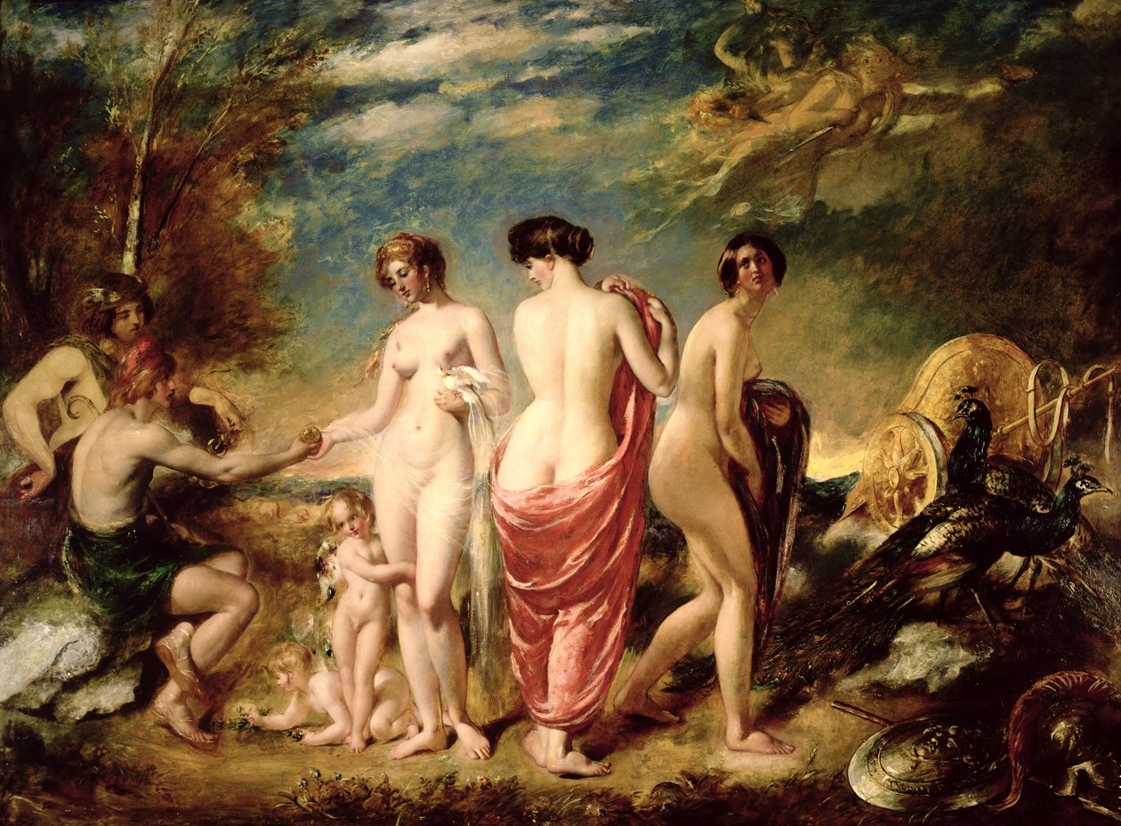 Wyrok Paryża autorstwa William Etty
