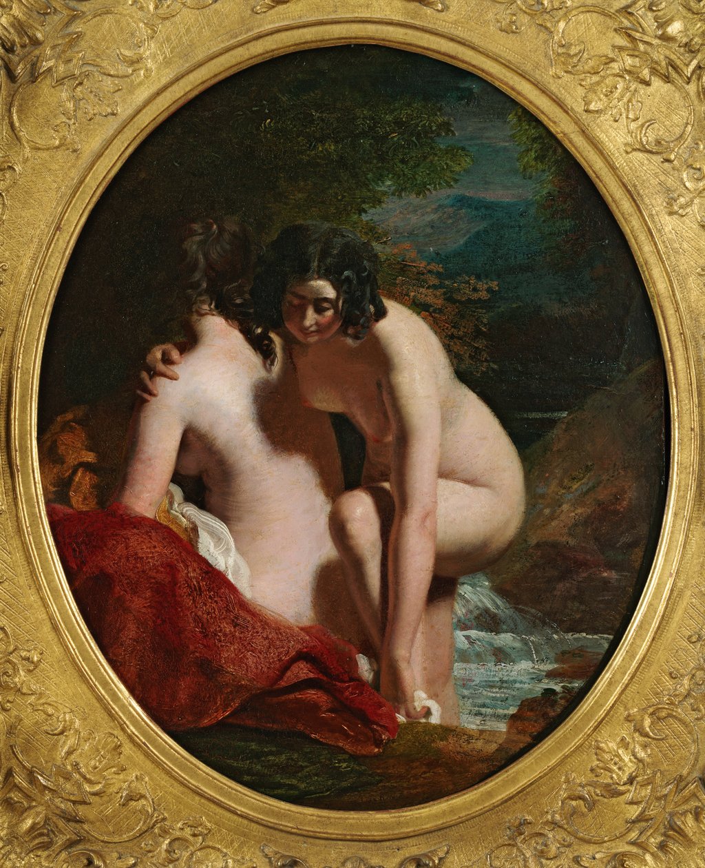 Dwie dziewczyny w kąpieli autorstwa William Etty
