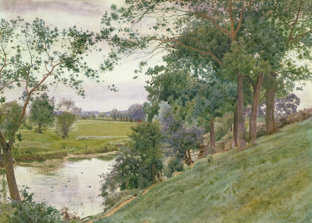 Cichy zakątek autorstwa William Fraser Garden