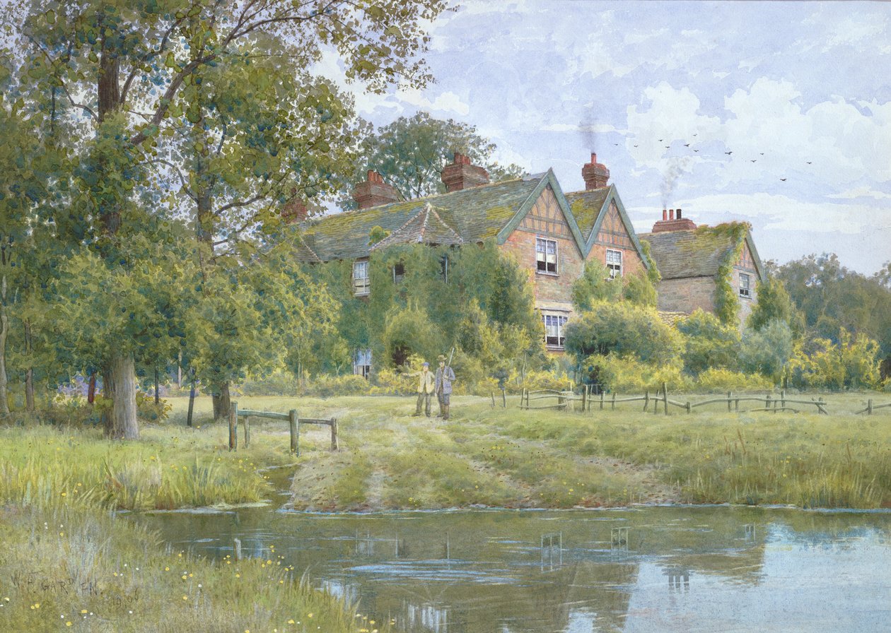 Na Ouse w Hemingford Grey, 1890 autorstwa William Fraser Garden