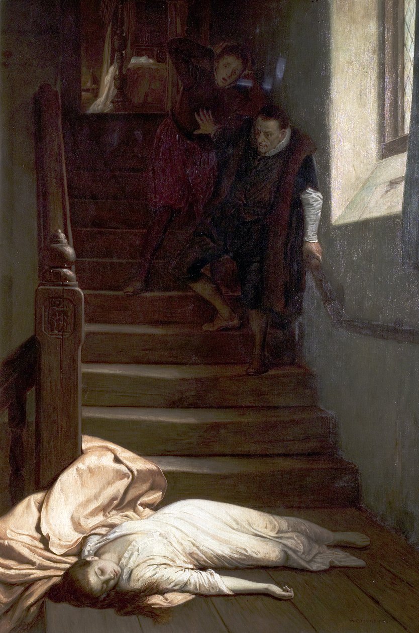 Śmierć Amy Robsart, 1878 autorstwa William Frederick Yeames