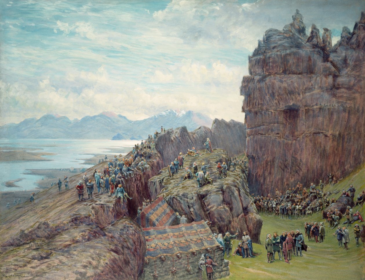 Althing w sesji autorstwa William Gersham Collingwood