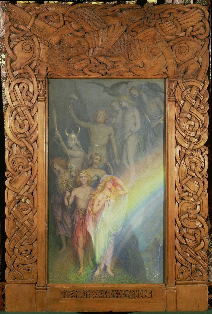 Zstępujący bogowie północy autorstwa William Gersham Collingwood