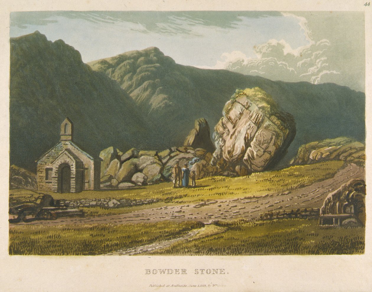 Kamień Bowdera, Keswick, Kumbria autorstwa William Green