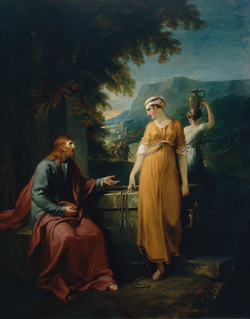 Chrystus i niewiasta Samarii autorstwa William Hamilton