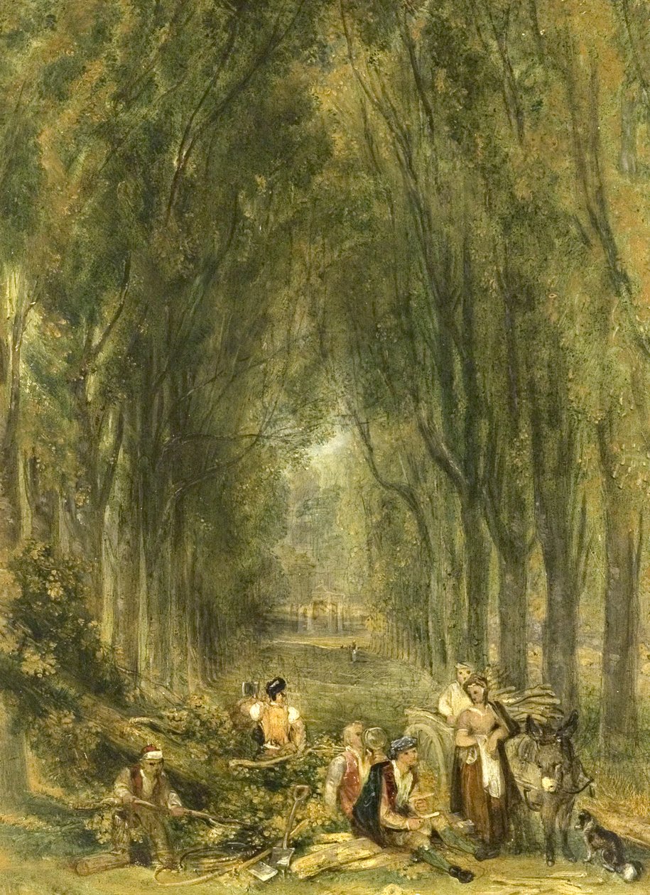The Lime Walk w Weston, Buckinghamshire autorstwa William Harvey