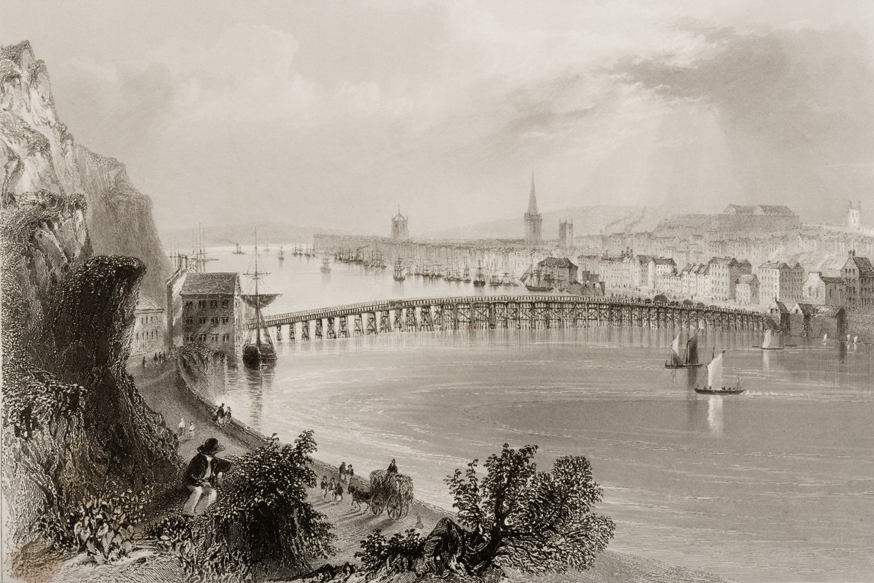 Waterford, Irlandia, z „Scenery and Antiquities of Ireland” George