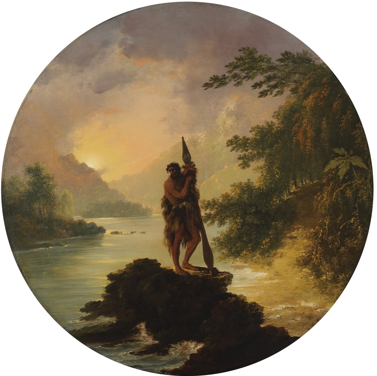 Widok w Dusky Bay w Nowej Zelandii autorstwa William Hodges