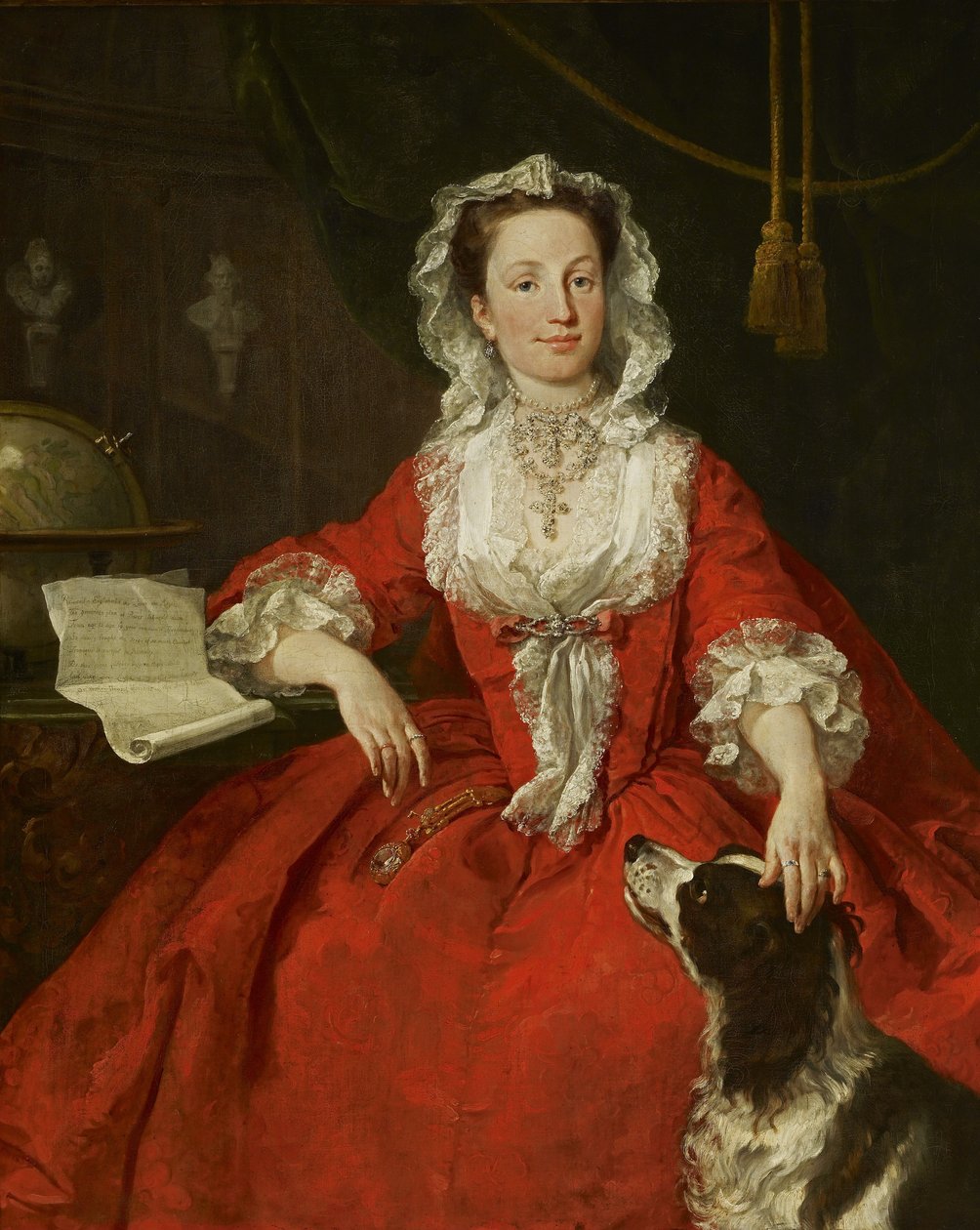 Portret panny Mary Edwards autorstwa William Hogarth