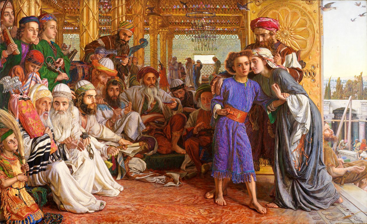 Znalezienie Zbawiciela w Świątyni autorstwa William Holman Hunt