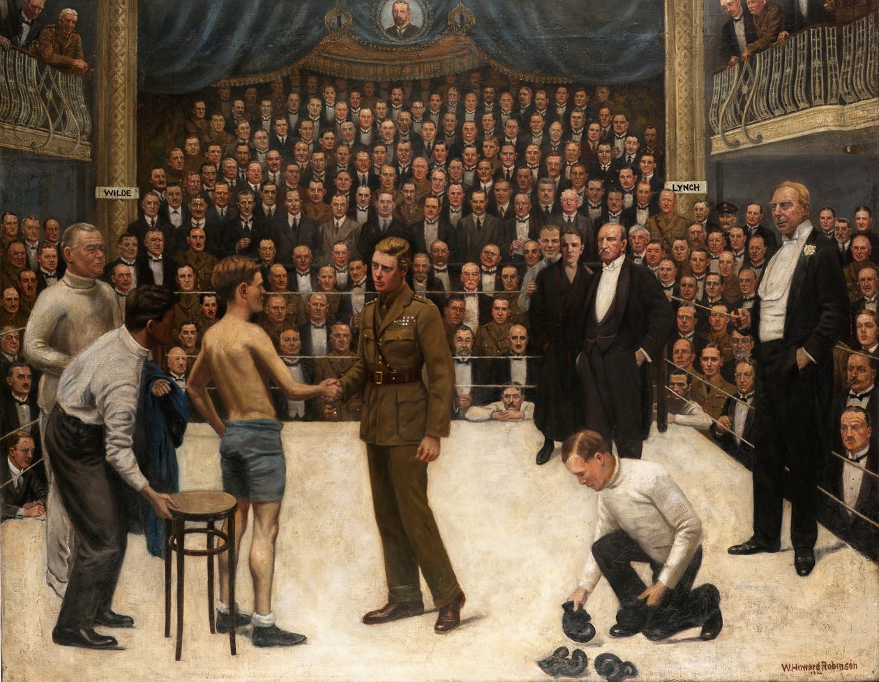 Walijskie zwycięstwo w Narodowym Klubie Sportowym autorstwa William Howard Robinson