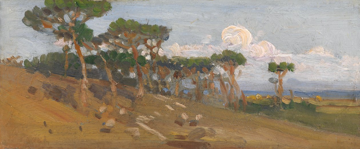 Drzewa wzdłuż Zalewu autorstwa William Hulton