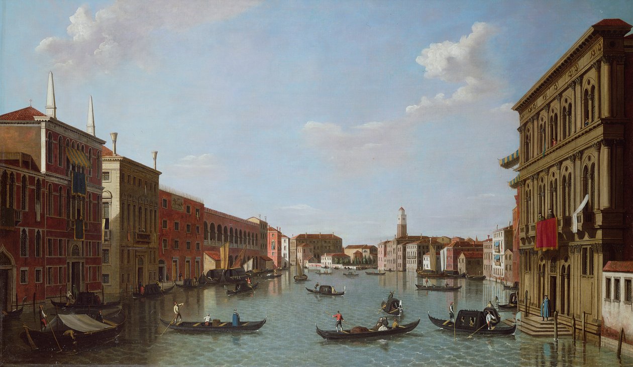 Grand Canal i San Geremia, Wenecja, XVIII w. autorstwa William James