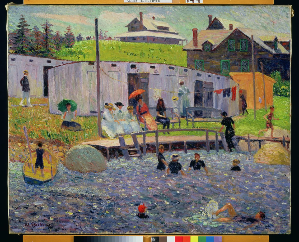 Chester godzina kąpieli autorstwa William James Glackens