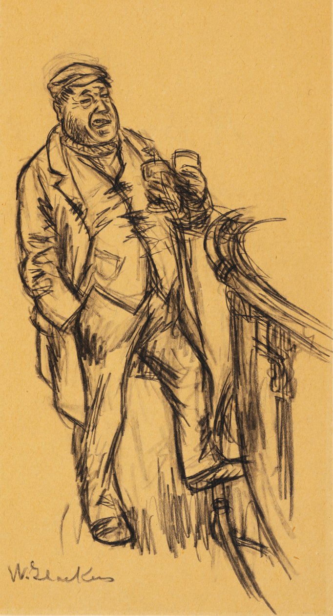 Mężczyzna w barze autorstwa William James Glackens