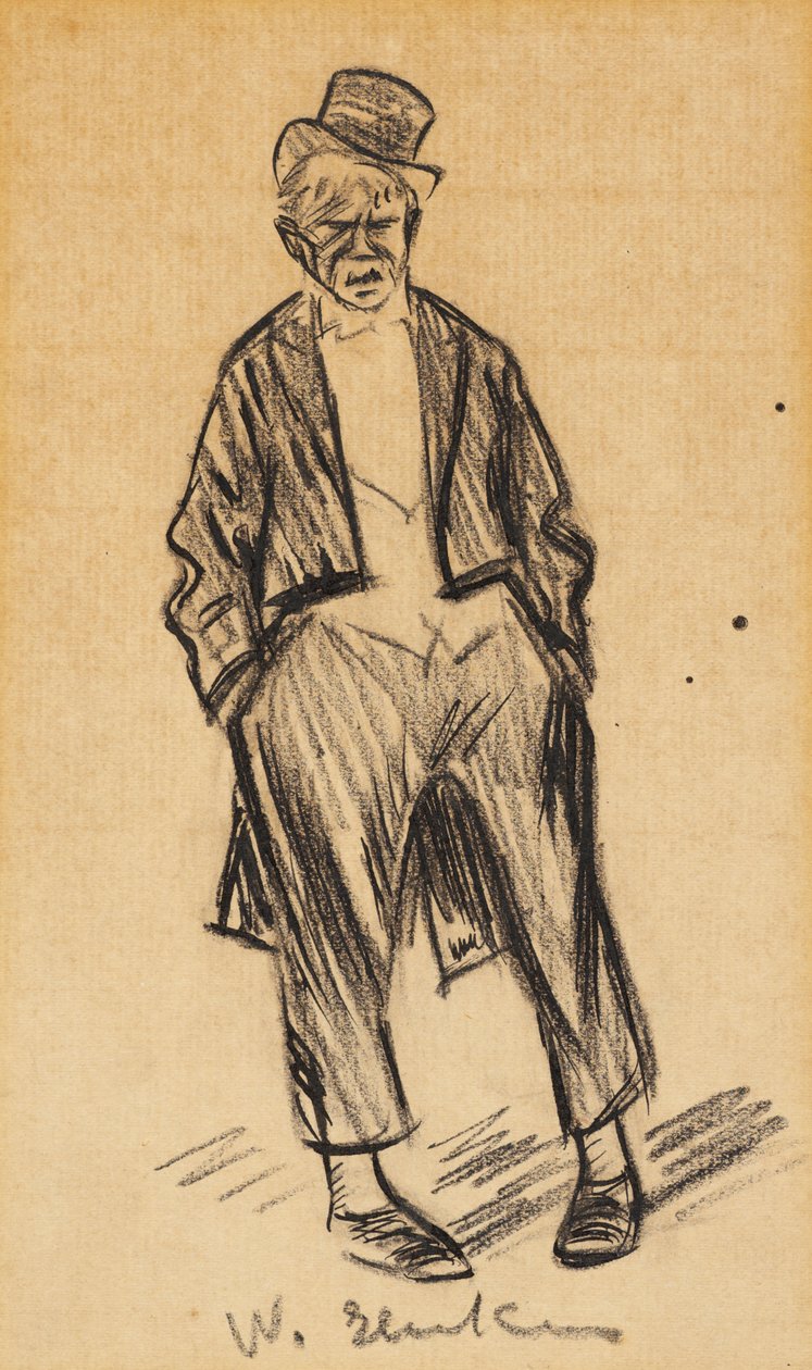 Człowiek z gołębimi palcami autorstwa William James Glackens