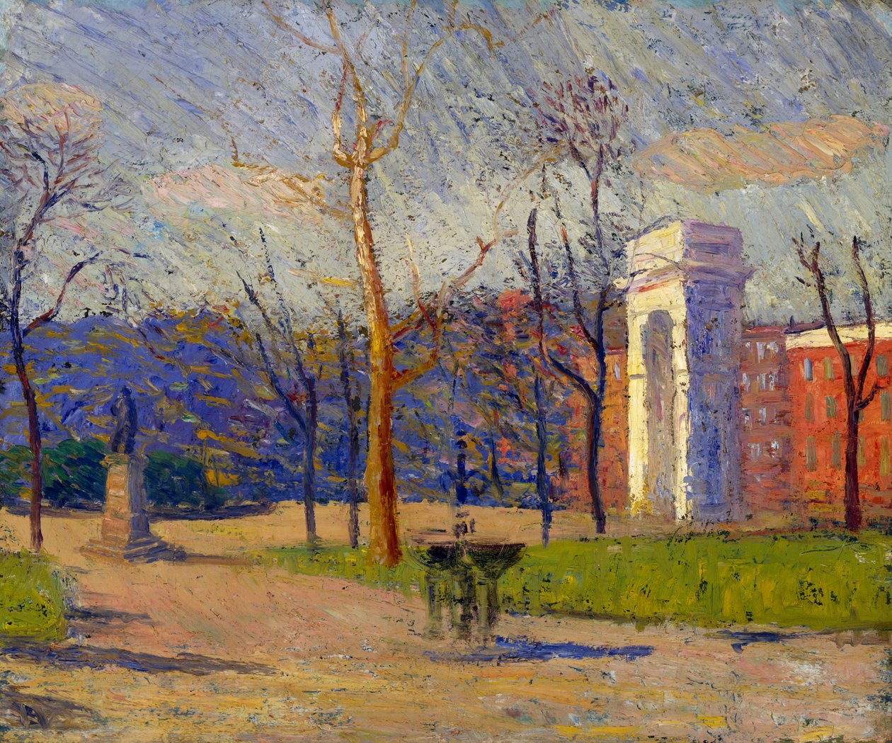 Plac Waszyngtona autorstwa William James Glackens