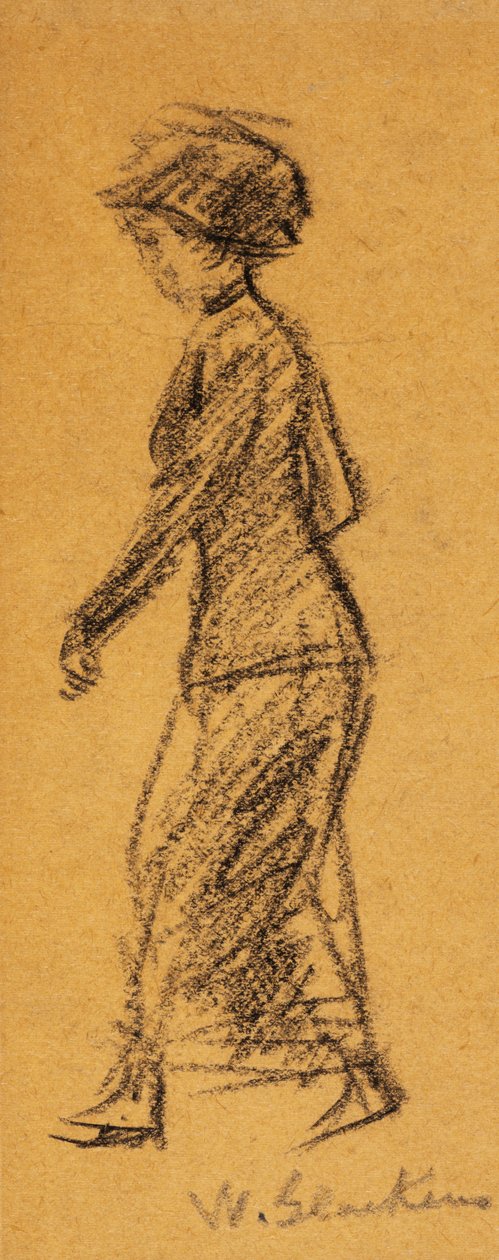 Idąca kobieta autorstwa William James Glackens