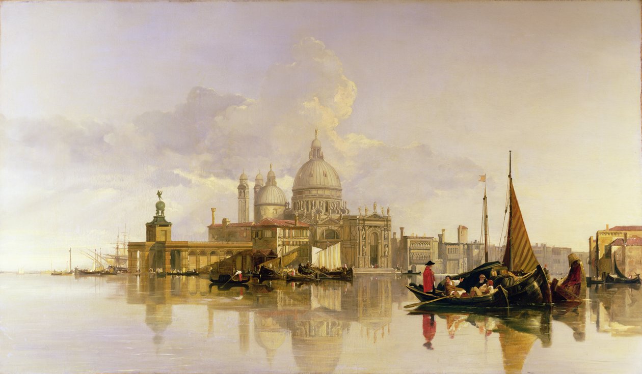 Wenecja z Doganą i kościołem S. Maria autorstwa William James Muller
