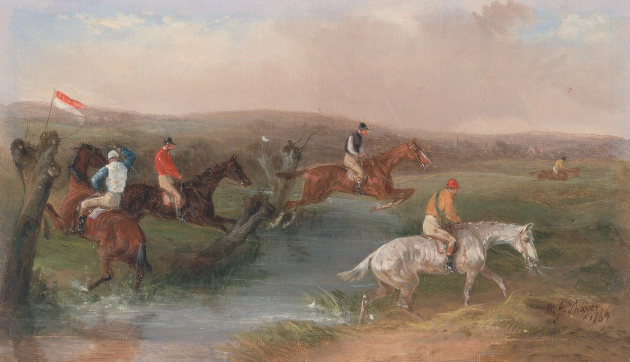Gonitwa z przeszkodami – Przeszkoda autorstwa William Joseph Shayer