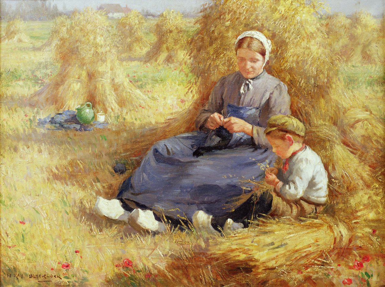 Odpoczynek południowy, 1915 autorstwa William Kay Blacklock