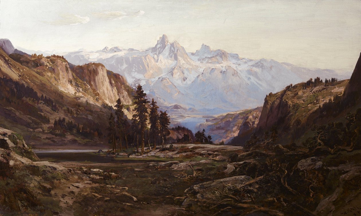 rano, kalifornijski autorstwa William Keith