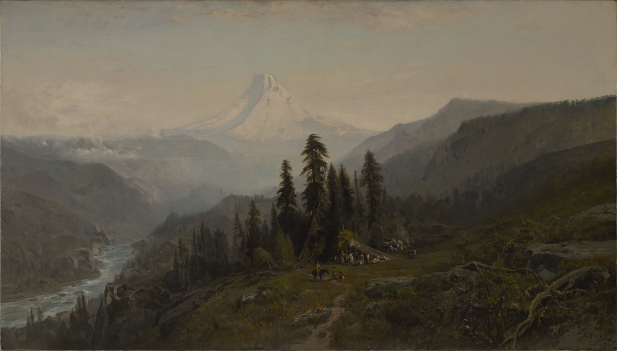 Góra Hood, Oregon autorstwa William Keith
