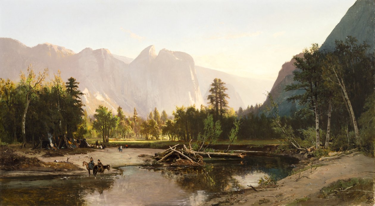 Dolina Yosemite, 1875 autorstwa William Keith