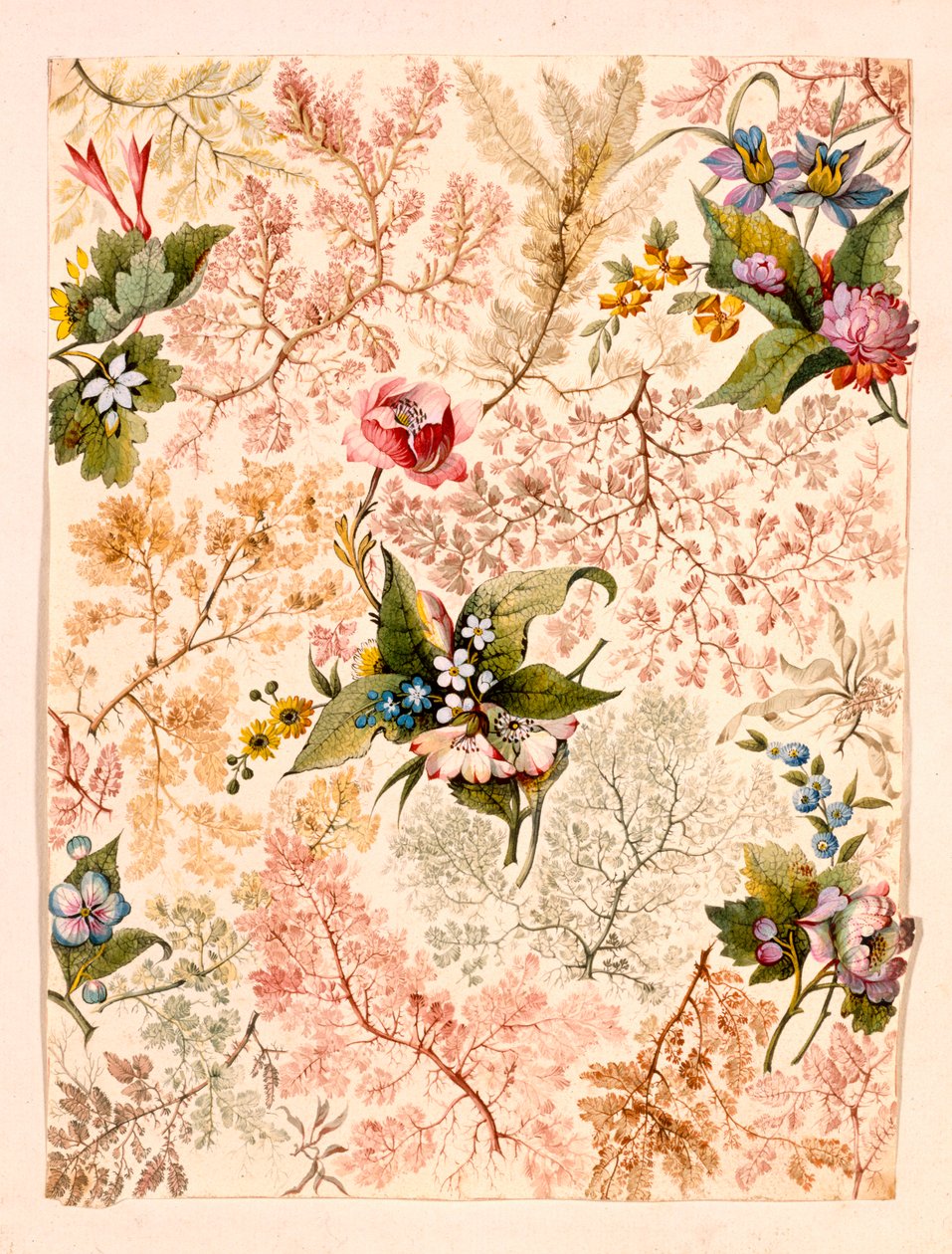 Marmurowy papier końcowy (papier) autorstwa William Kilburn