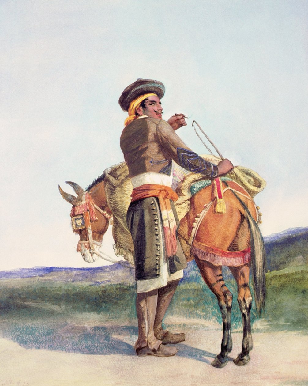Nośnik wody w Sewilli, XIX wiek autorstwa William Knight Keeling