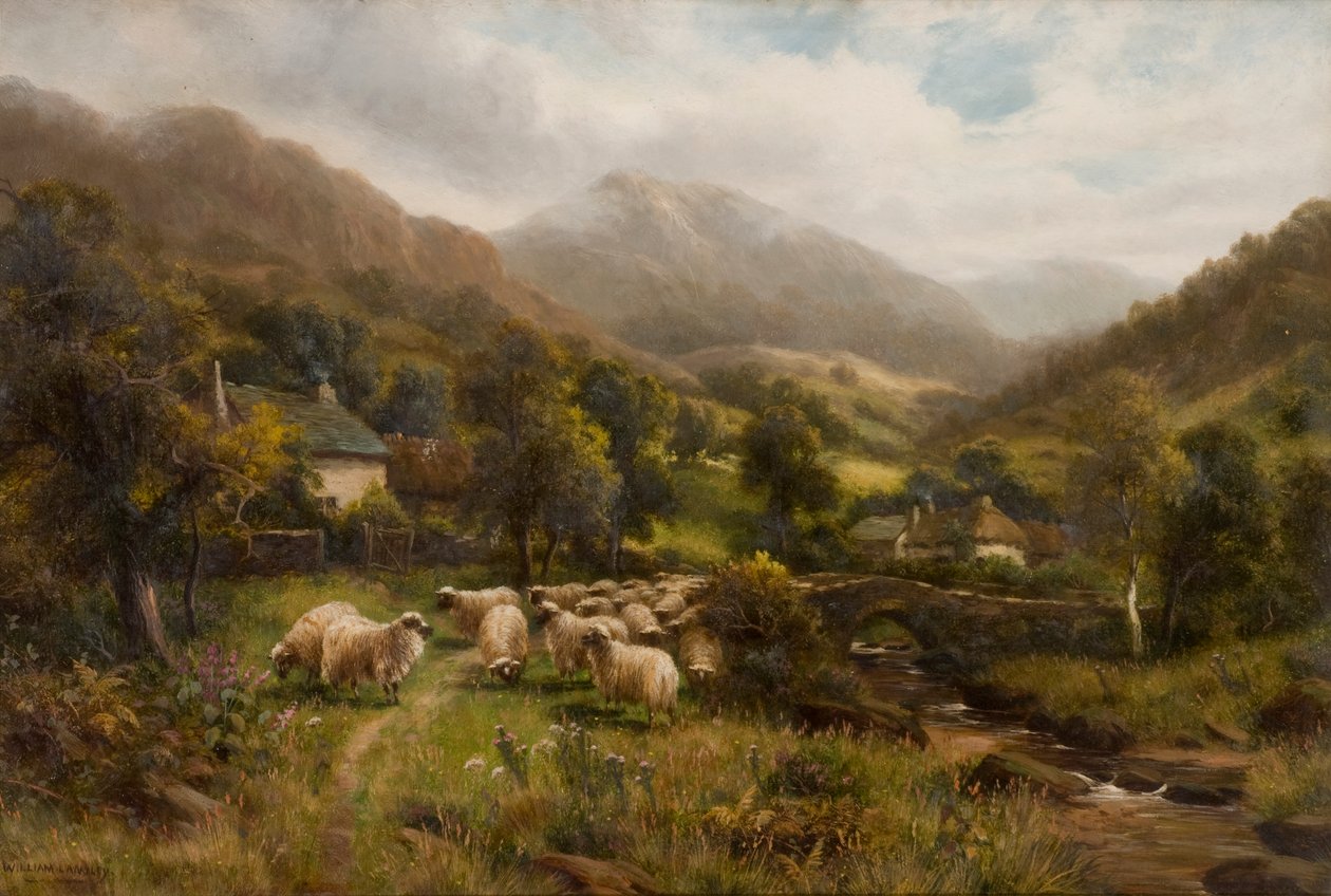 Aber, Północna Walia autorstwa William Langley