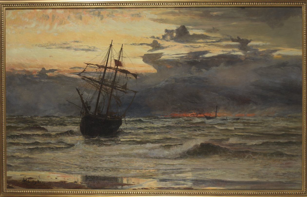 Świt po burzy autorstwa William Lionel Wyllie