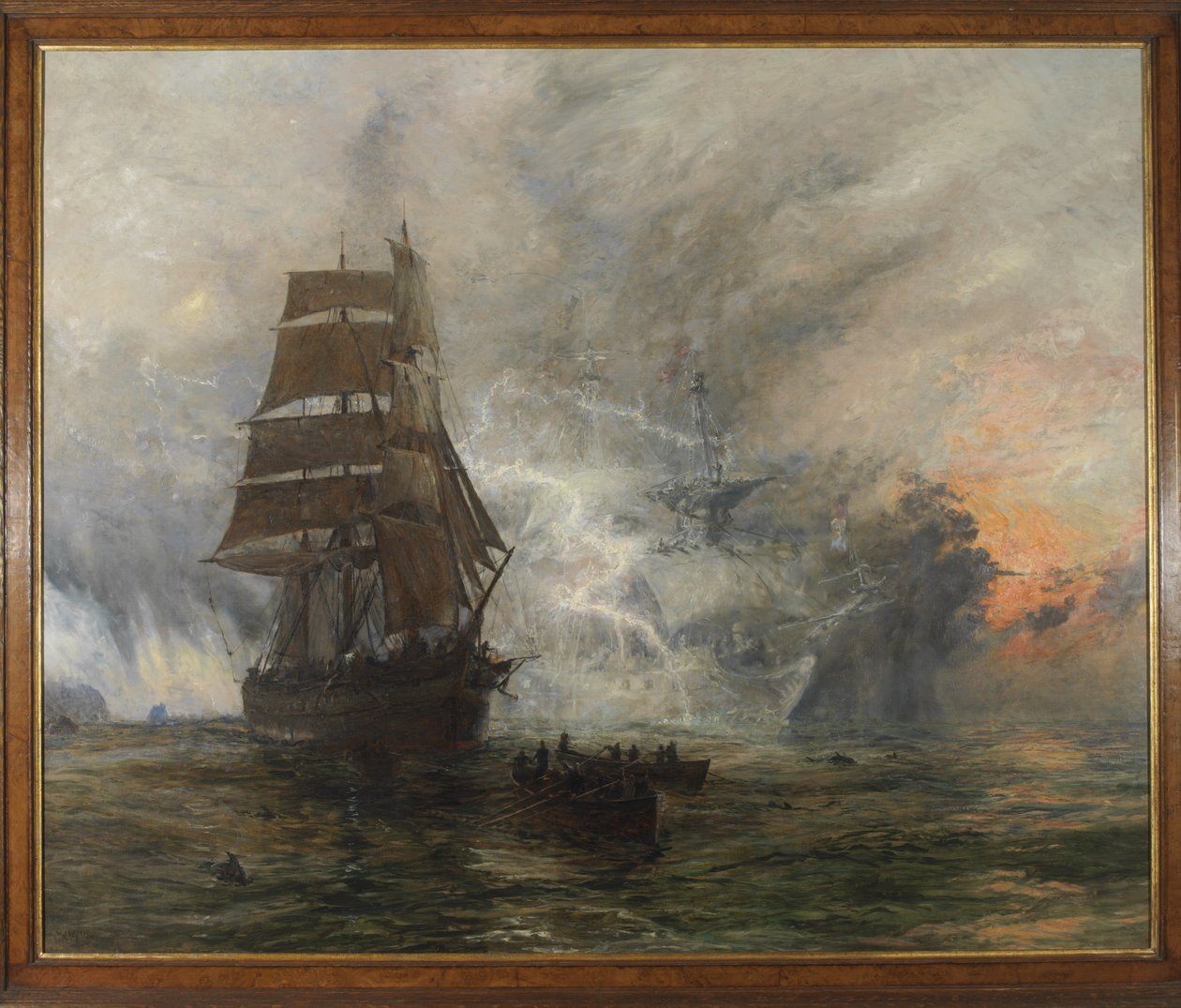 Statek widmo autorstwa William Lionel Wyllie