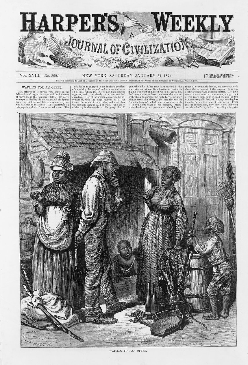 Czekam na ofertę, wyd. 1874 autorstwa William Ludlow Sheppard