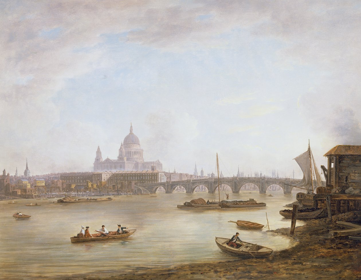 Most św. Pawła i Blackfriars autorstwa William Marlow