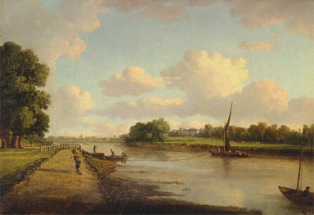 Widok na Tamizę w Richmond autorstwa William Marlow
