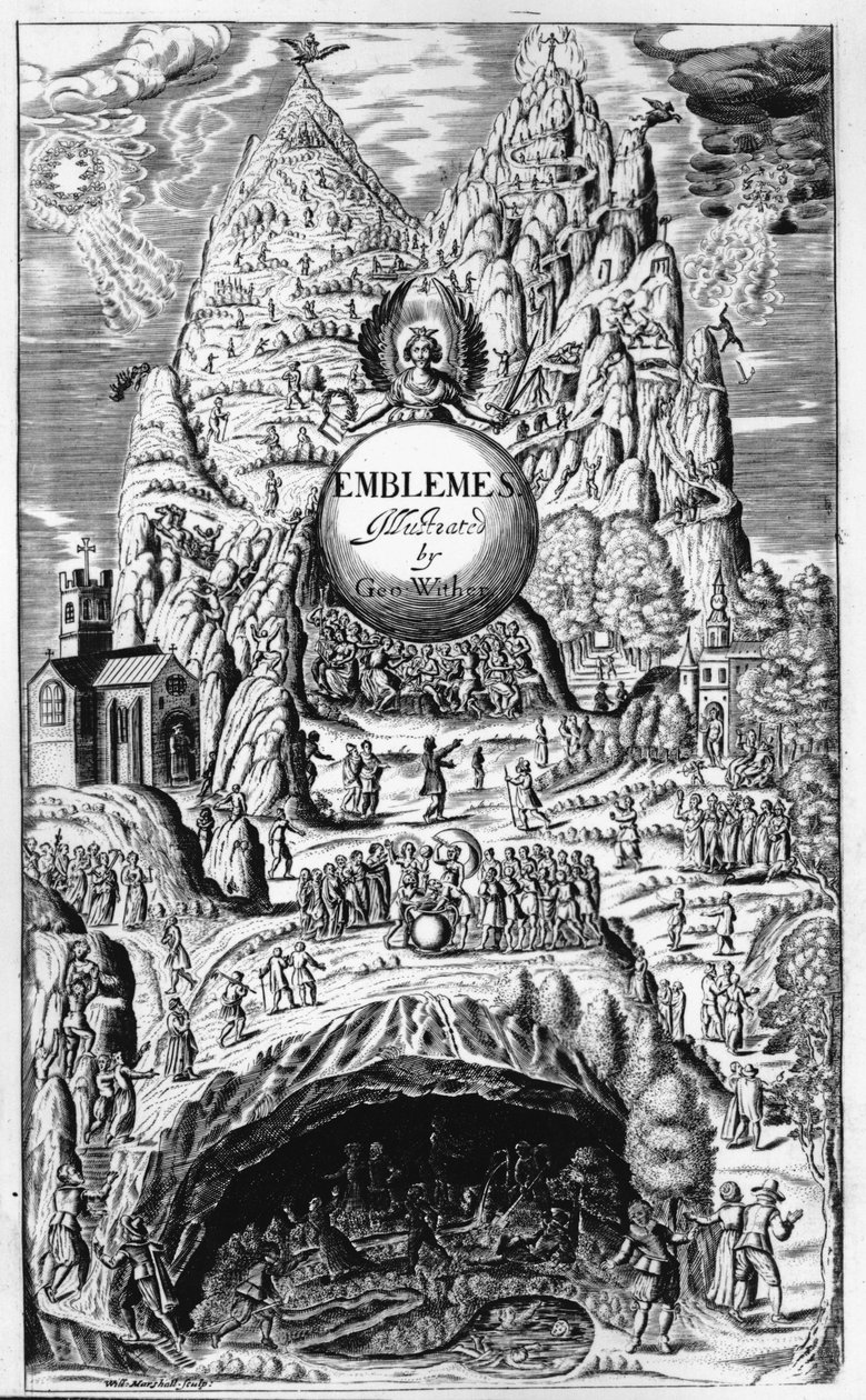 Frontyspis do „Symboli” George’a Withera, 1635 autorstwa William Marshall