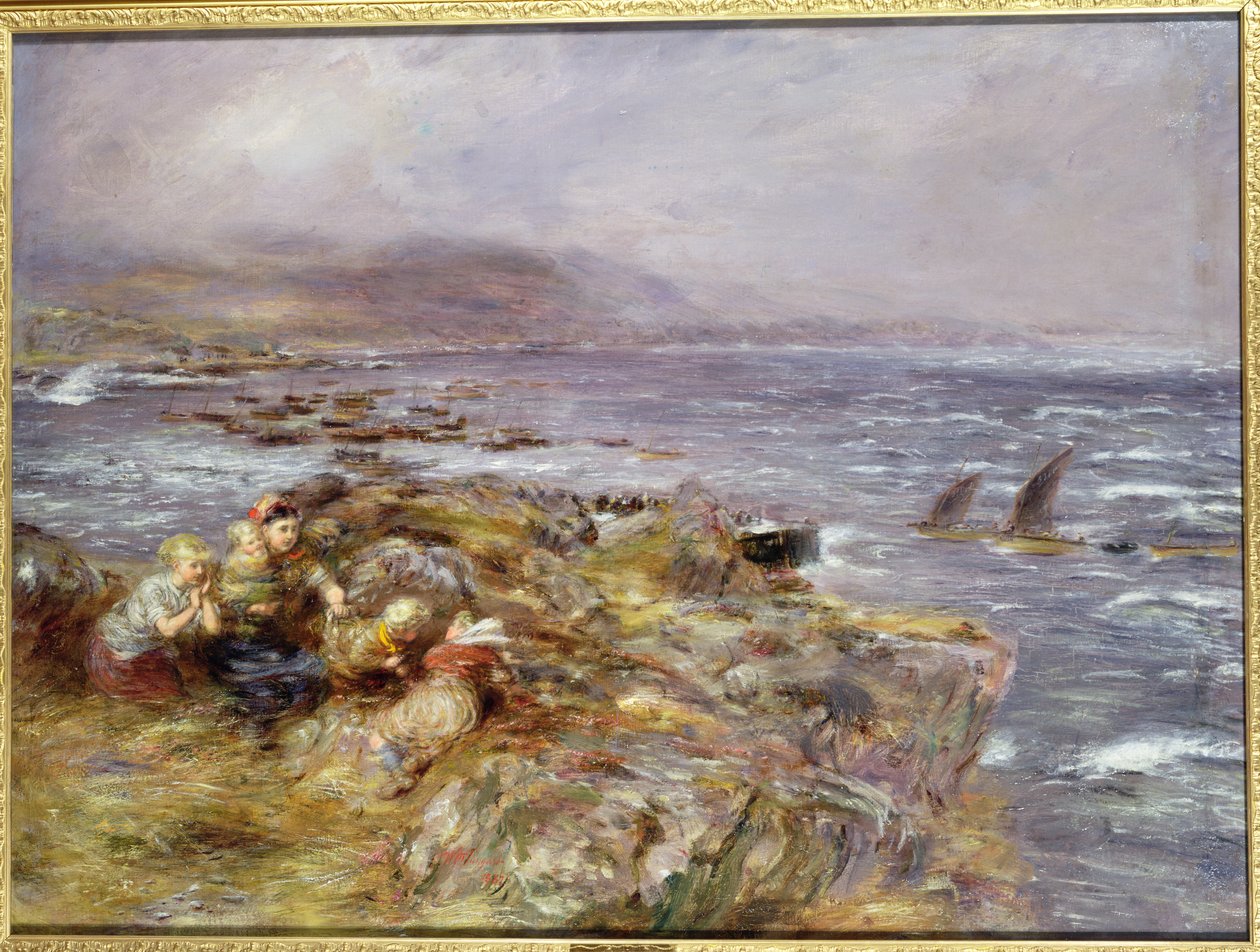 Bieganie dla schronu autorstwa William McTaggart