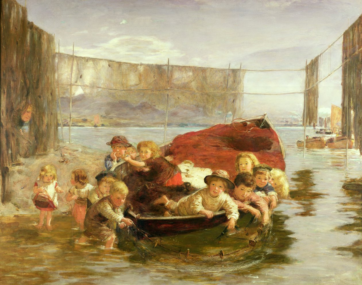 Młode trawlery autorstwa William McTaggart