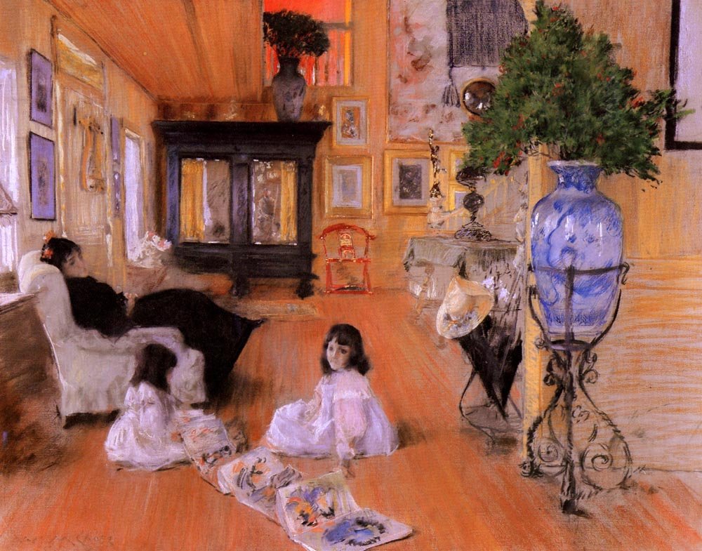 Sala w Shinnecockn autorstwa William Merritt Chase