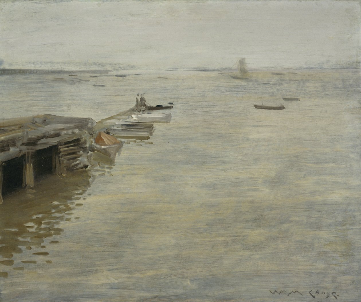Szary dzień, 1886 autorstwa William Merritt Chase