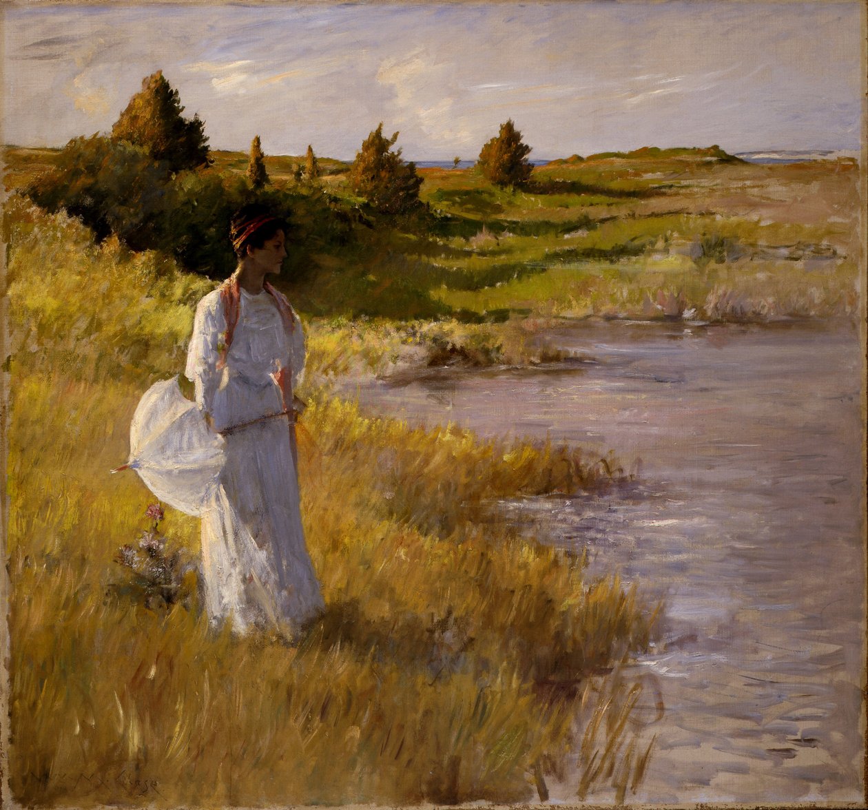 Popołudniowy spacer, ok. 1890-95 autorstwa William Merritt Chase
