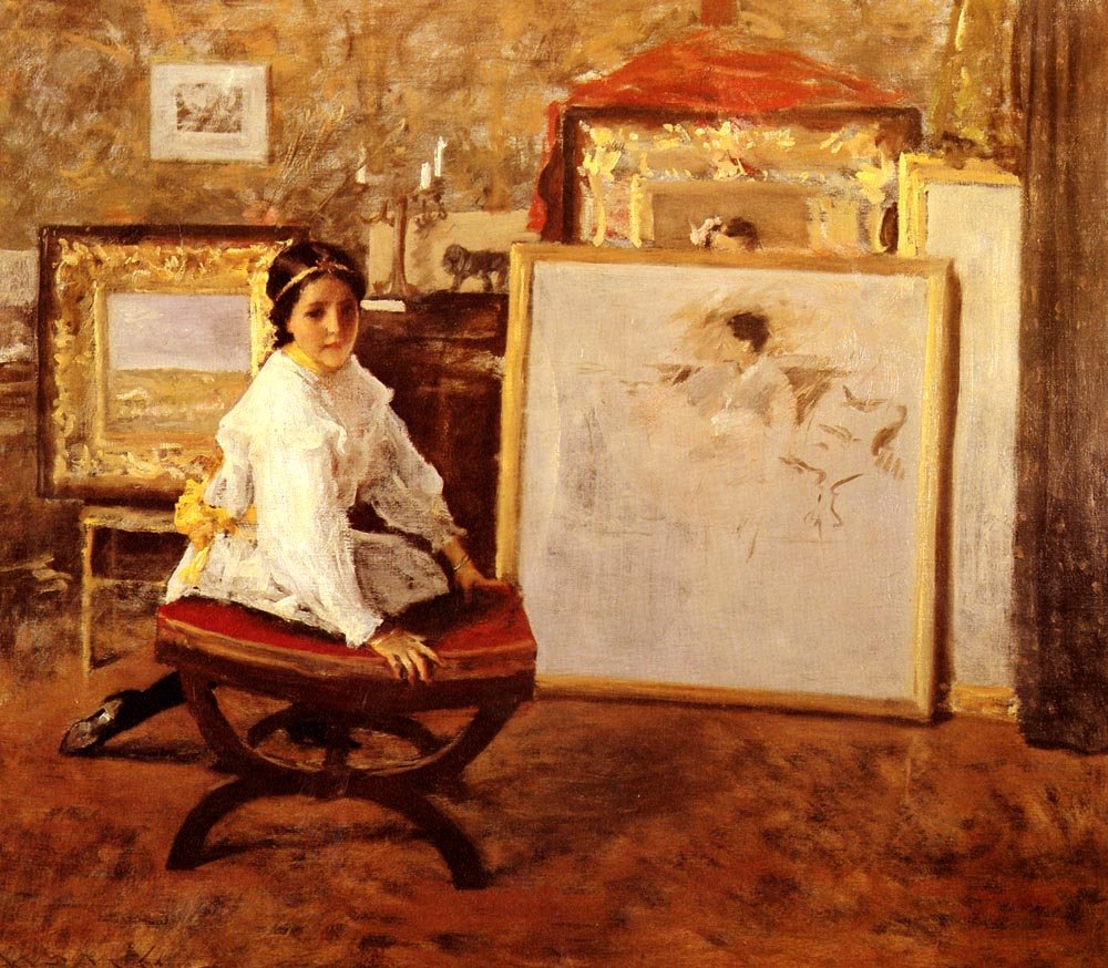 Rozmawiałeś ze mną? autorstwa William Merritt Chase