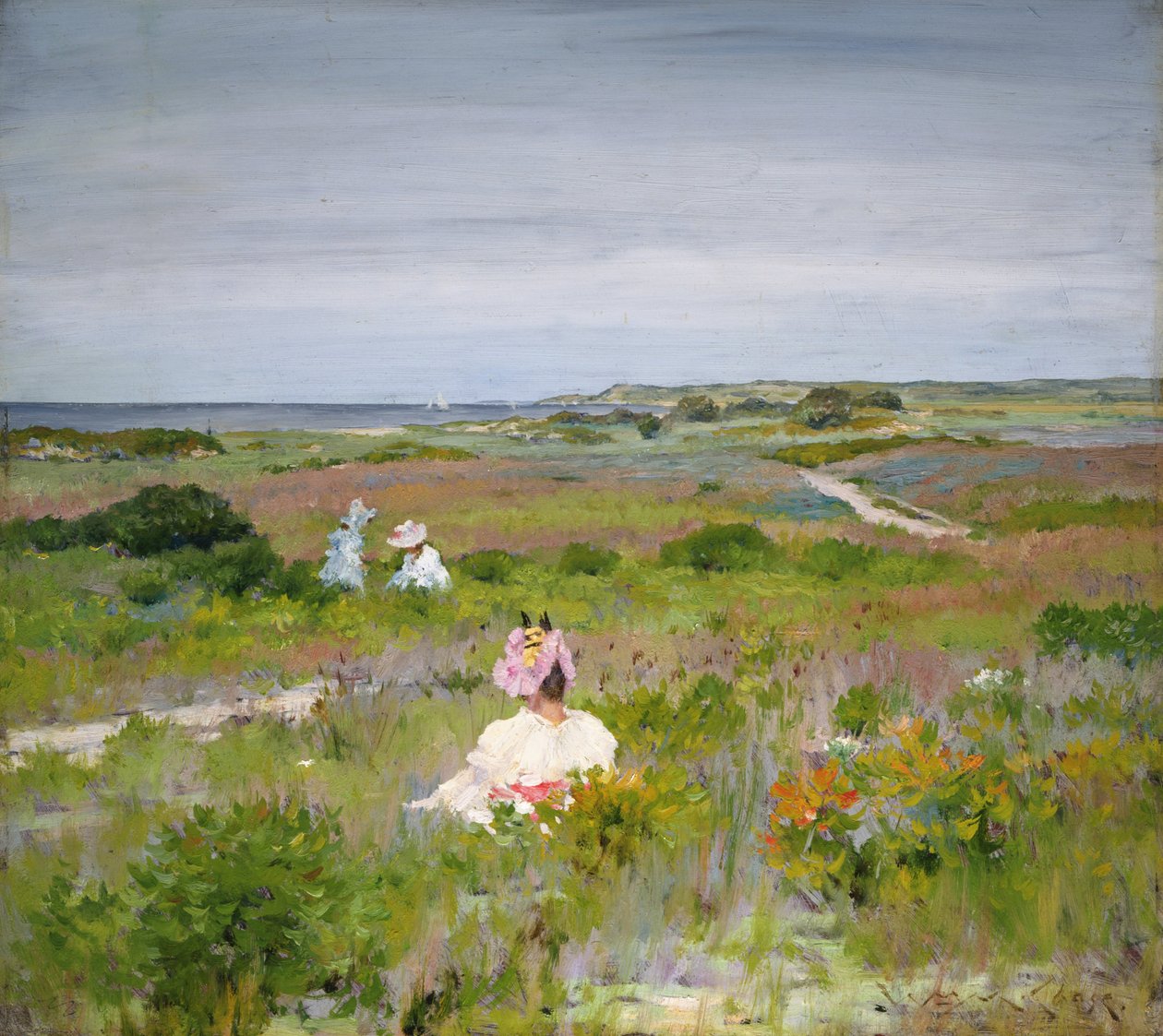 Krajobraz – Shinnecock, Long Island autorstwa William Merritt Chase