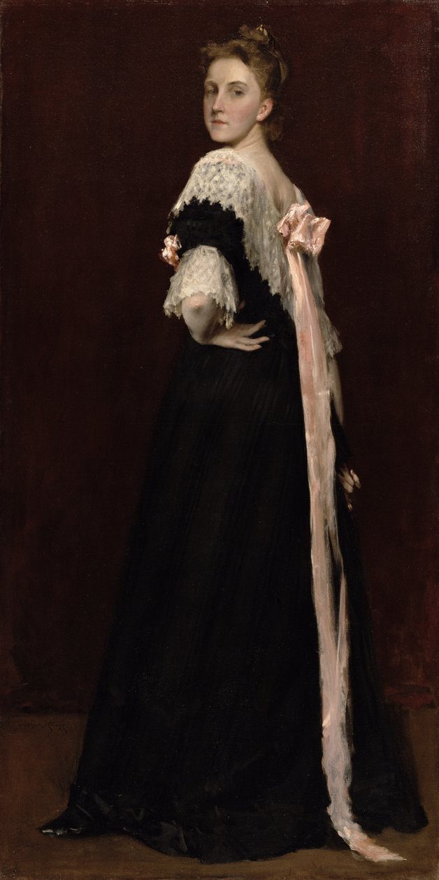 Lydia Field Emmet, ok. 1892 r. autorstwa William Merritt Chase