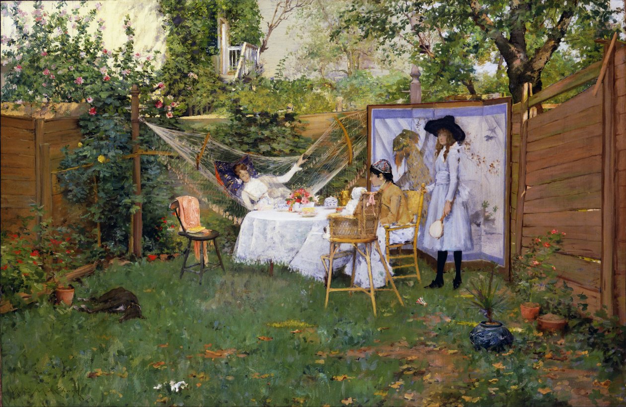 Śniadanie na świeżym powietrzu autorstwa William Merritt Chase
